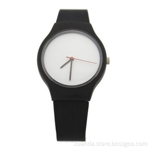 Fashion plastic sports watches, colorful pattern print on strap, can put your logo on dial and strap